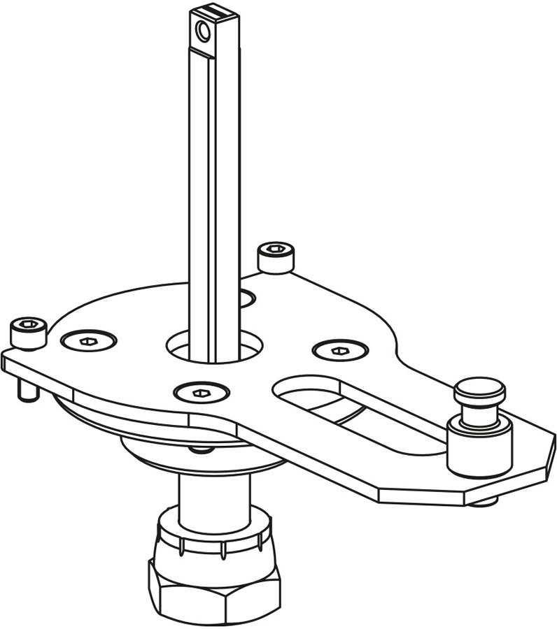 Valve/actuator adapters, POLYHEDRA, CLASSIC and GO GREEN lines Castel