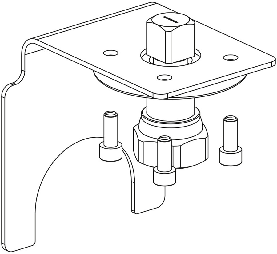 Valve/actuator adapters, POLYHEDRA, CLASSIC and GO GREEN lines Castel